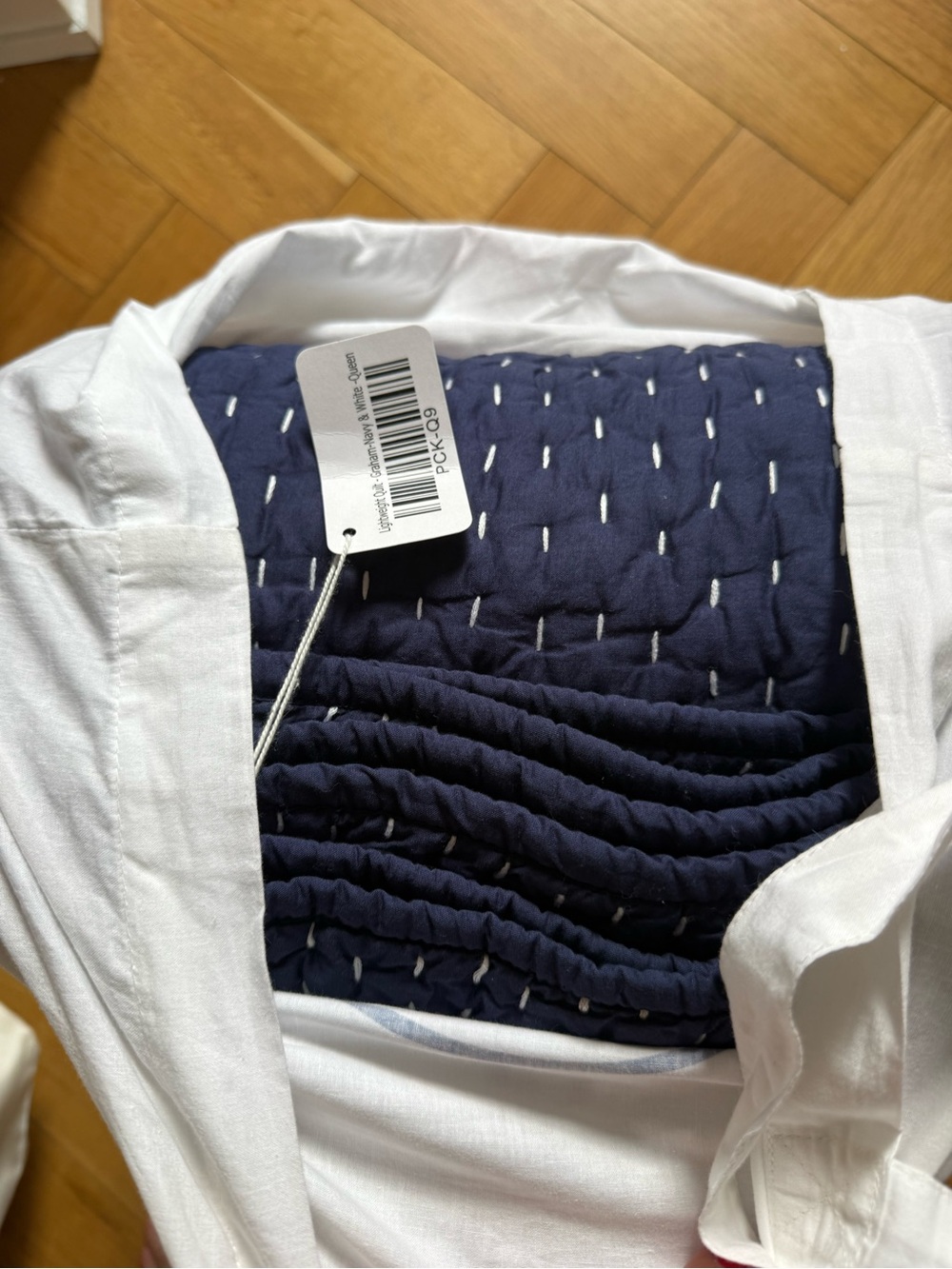 Brooklinen Navy Quilt Queen